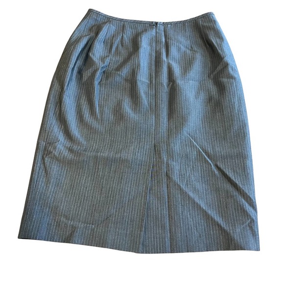 NO BRAND Pinstriped Pencil Skirt in Gray - size 12 - Picture 2 of 5